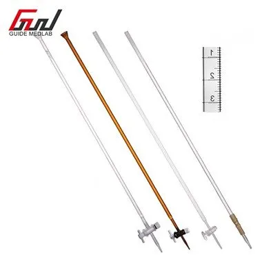 Bureta de vidre de laboratori 50 ml