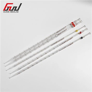 Pipeta de mesura de vidre de laboratori 5ml