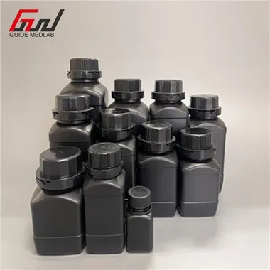 Ampolla de reactiu de plàstic quadrada